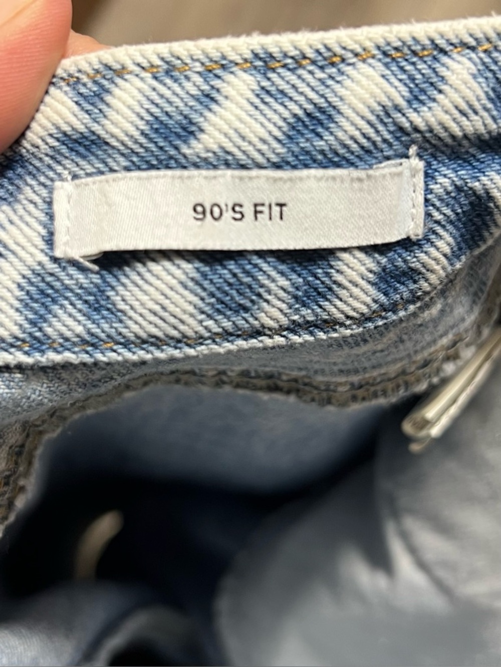 NWT Forever 21 High-Rise 90’s Loose Fit Straight Jeans Graphic Embroidery Ripped - Picture 11 of 12